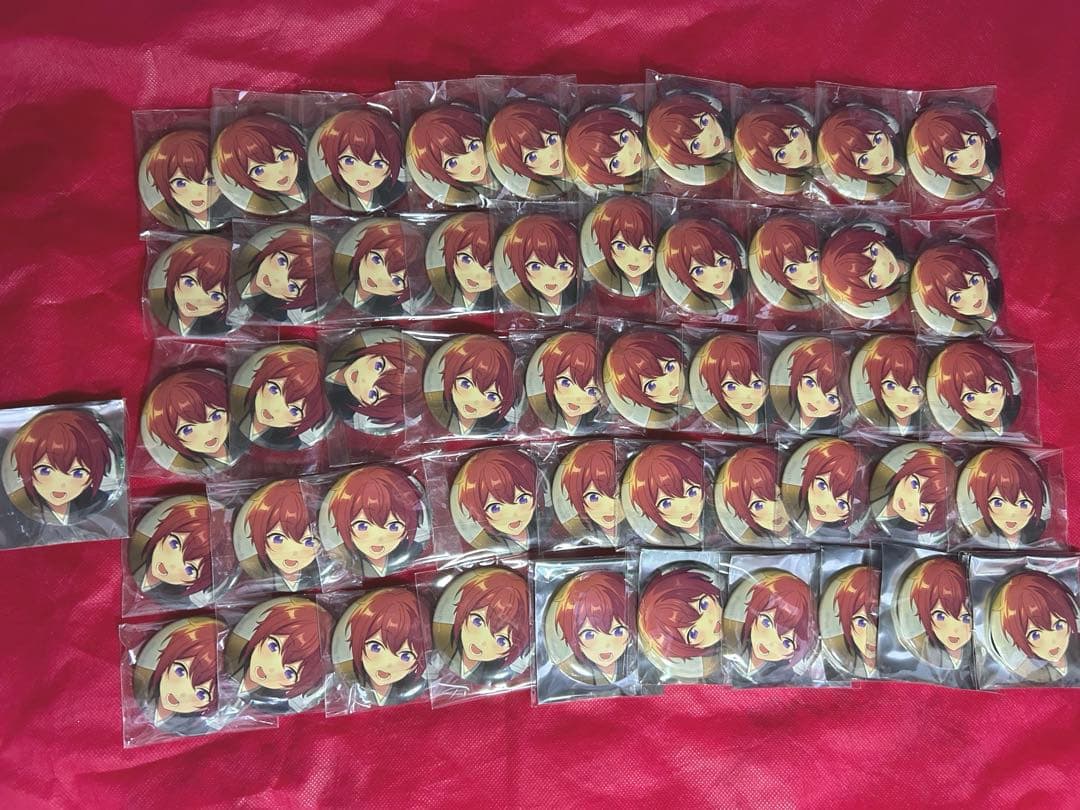 イベコレ缶バッジ　朱桜司