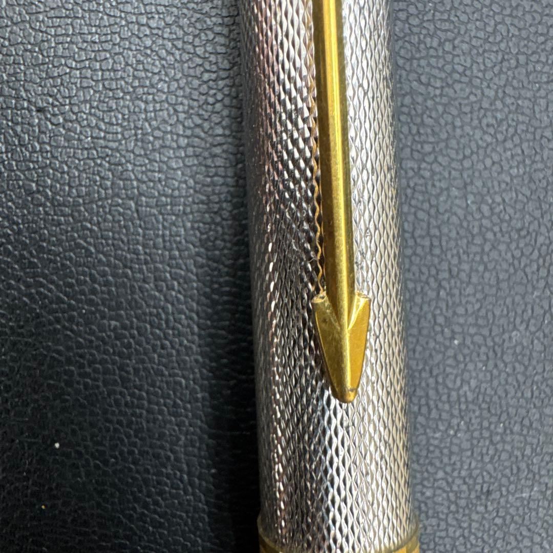 Parker 万年筆 シルバー ゴールドクリップ　ペン先18K