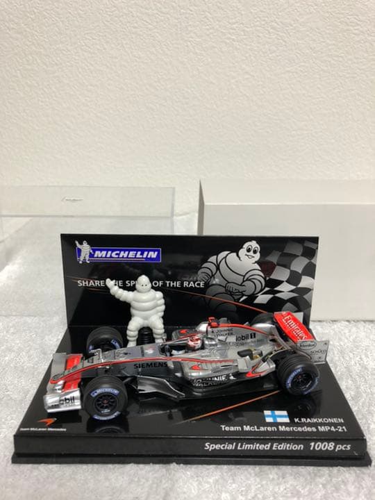 【コンプリート】マクラーレンメルセデス ライコネン ミシュラン特注 1/43