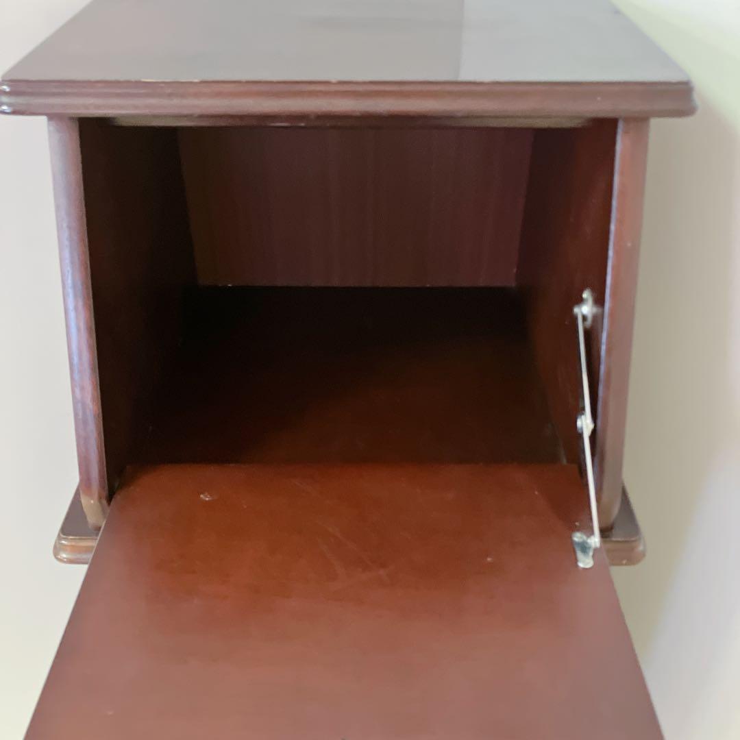 木製　電話台　FAX台　ビューロー　サイドチェスト　サイドラック　デスク