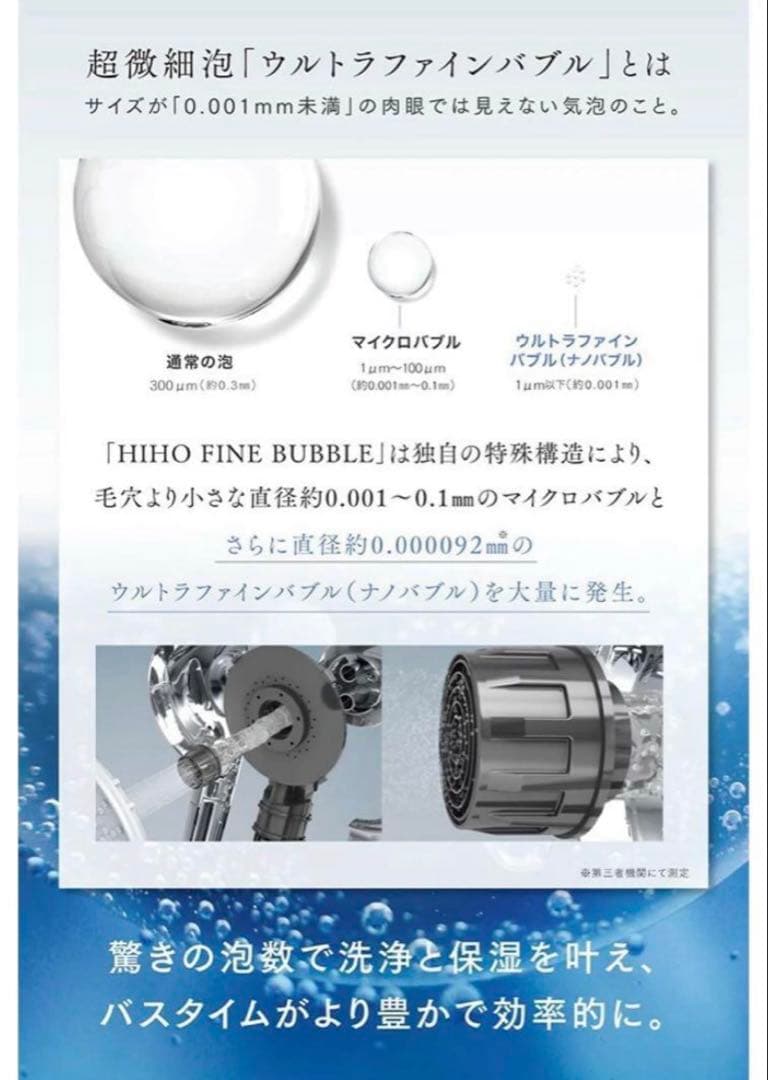 MYTREX HIDRO FINE BUBBLE シャワーヘッド