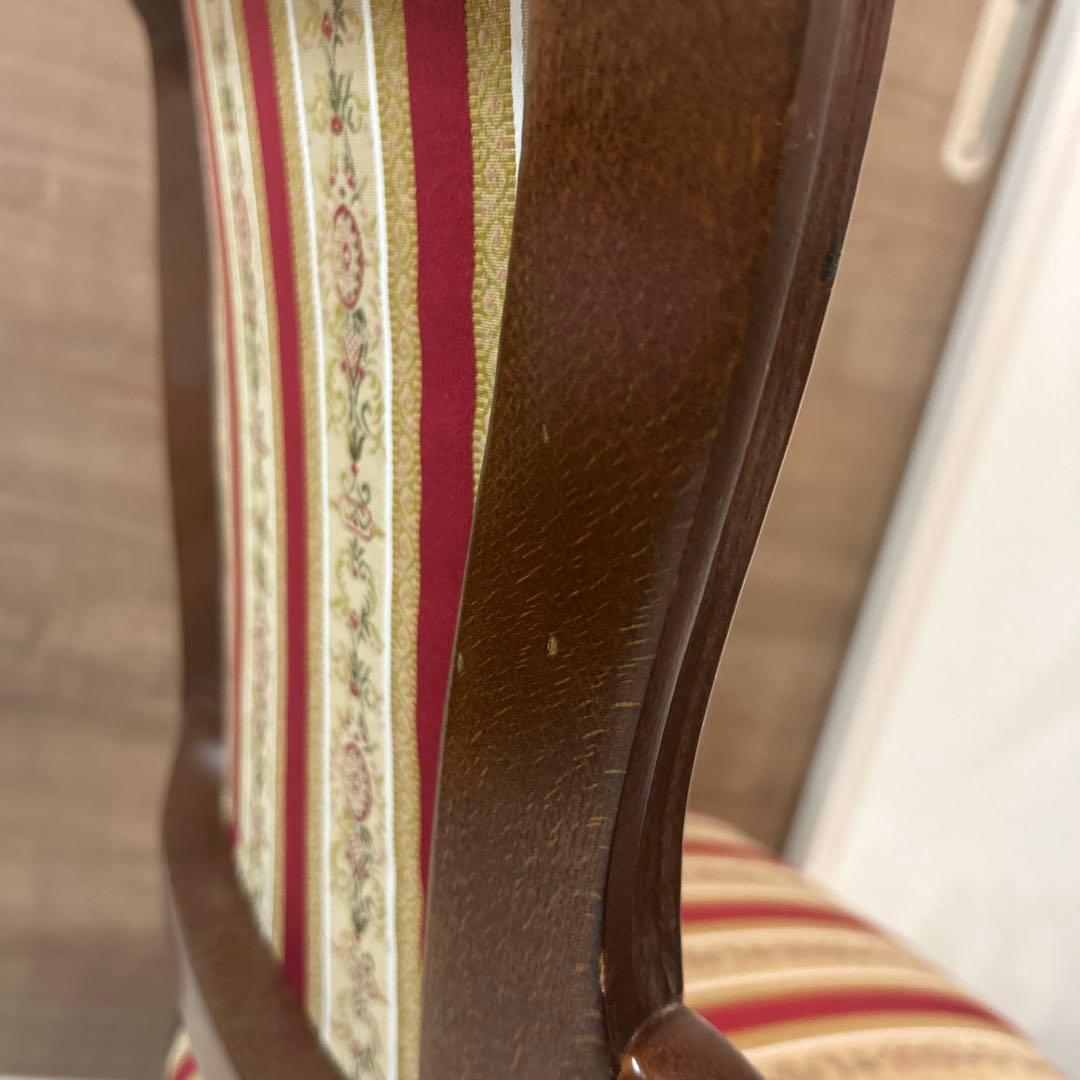 【美品】イタリア製　アームチェア　ダイニングチェア