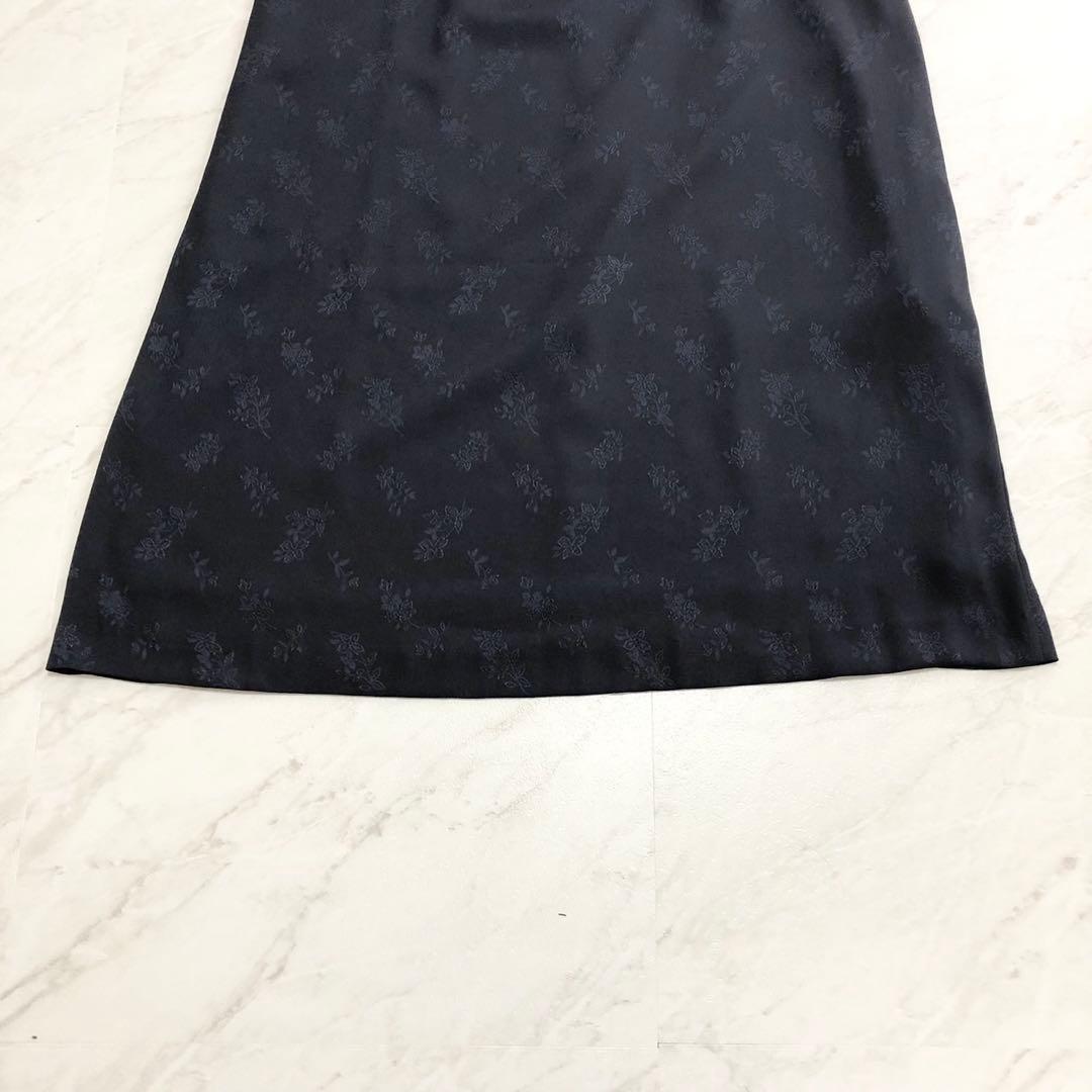 未使用級❤️form forma マザーズドレス　レース　ジャガード　ネイビー