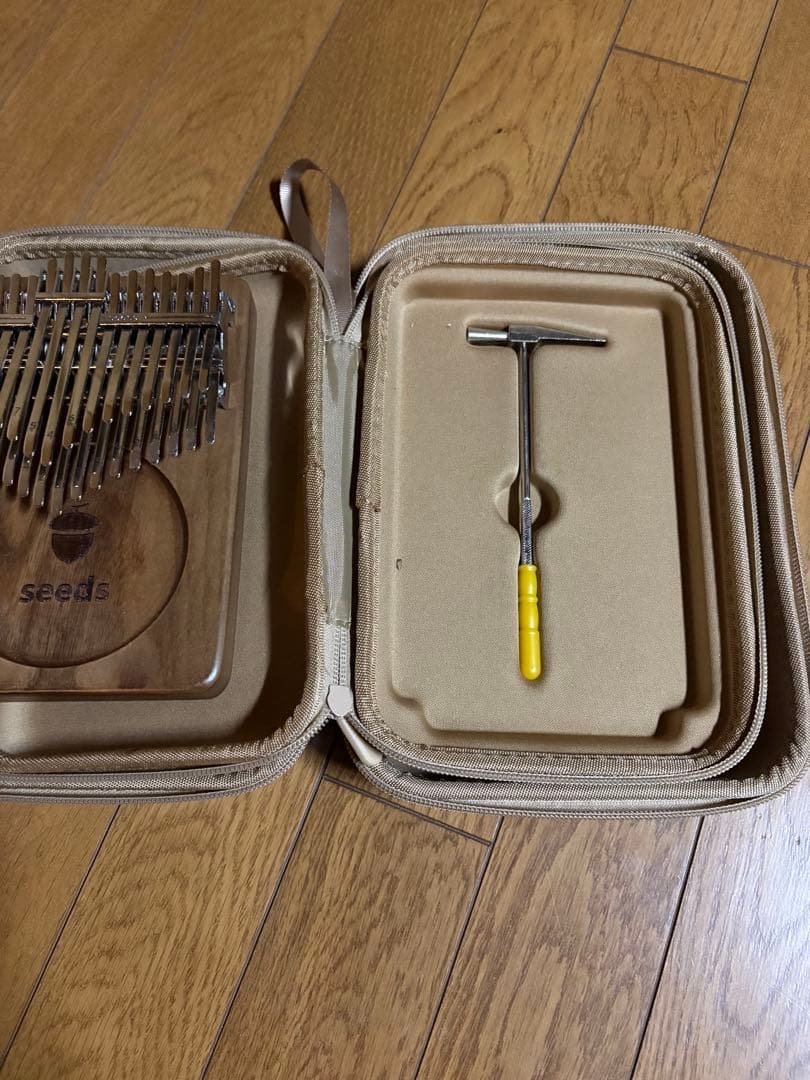 seeds カリンバ 34 木製 チューニングハンマー付き