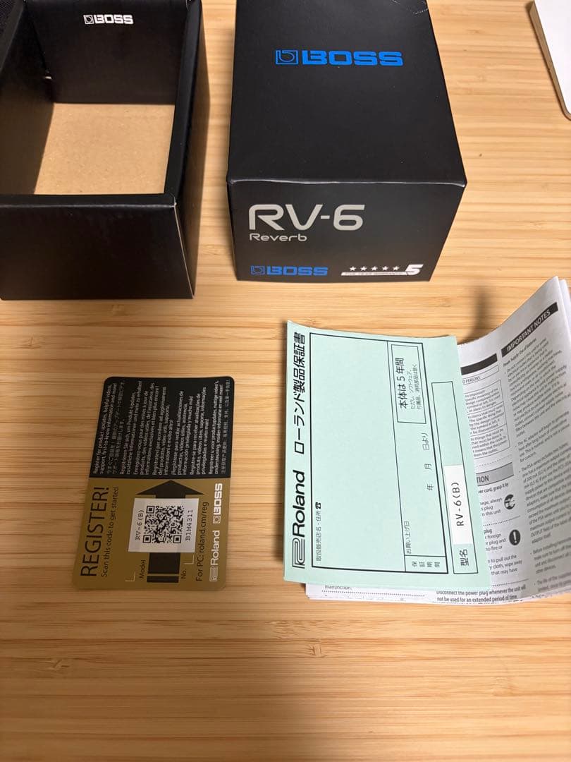 BOSS RV-6 リバーブ エフェクター