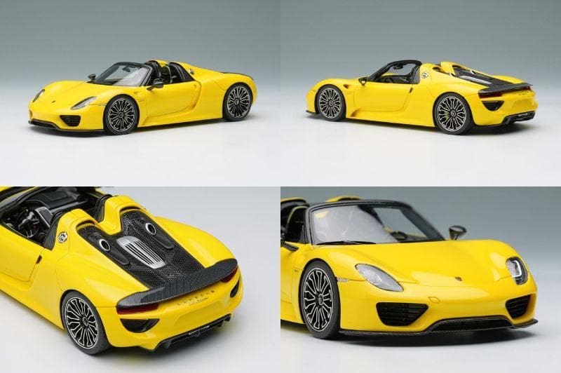 EIDOLON　1/43　ポルシェ 918 スパイダー【新品】レーシングイエロー