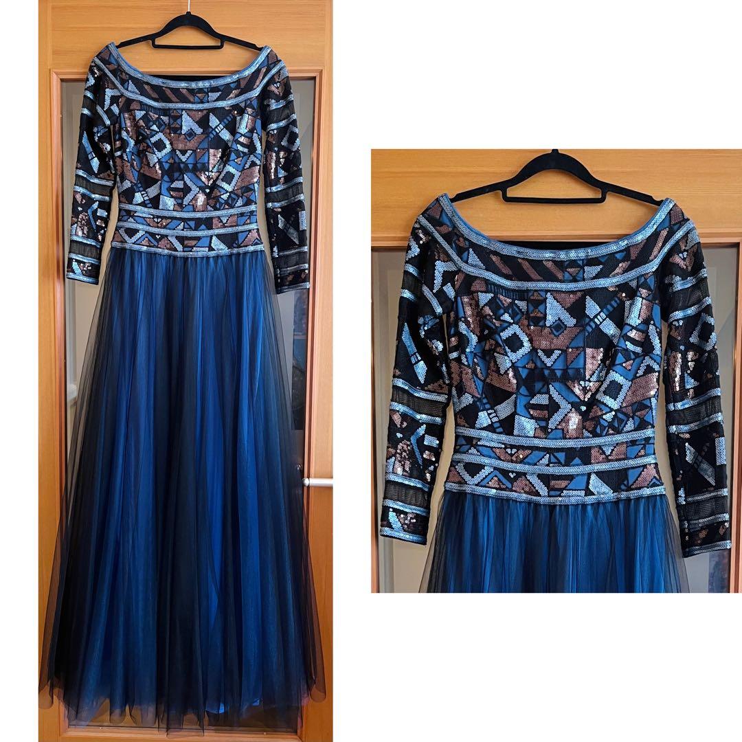 TADASHI SHOJI オフショルダー刺繍ドレス S~M