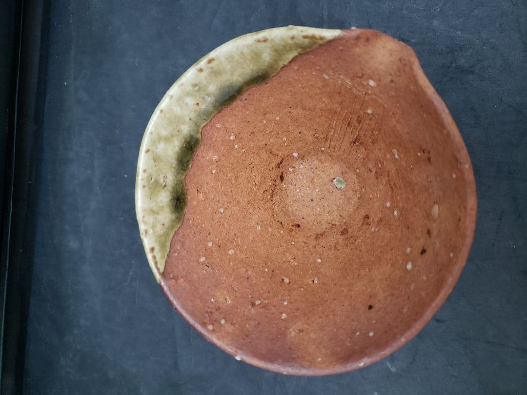 信楽焼　煎茶器　神崎紫峰　手捻り　急須　湯呑み5客　湯冷まし　煎茶道具　作家物