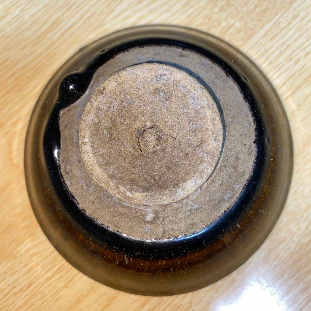 柿釉　蛙　小皿/杯　宋時代　福州窯