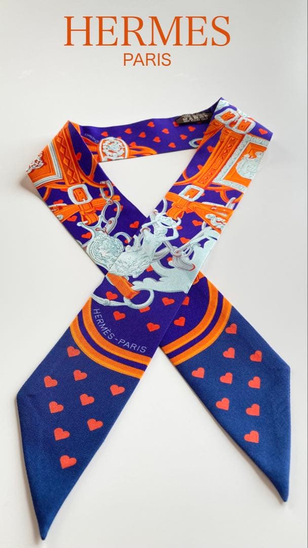 ク*K様 ❣️美品❣️ エルメス　ツイリーBRIDES de GALA LOVE