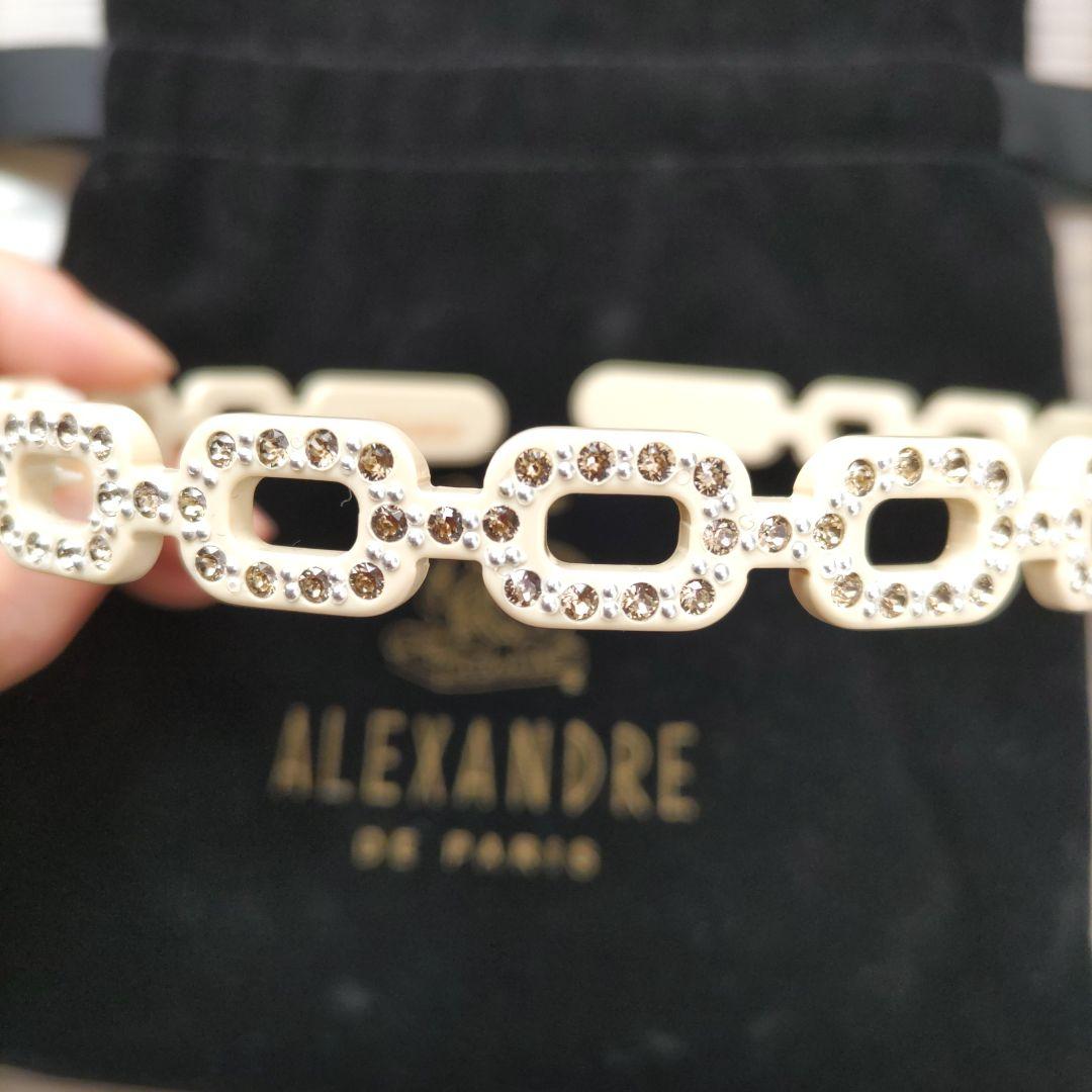 ALEXANDRE DE PARIS カチューシャ　ビジュ付き　新品未使用