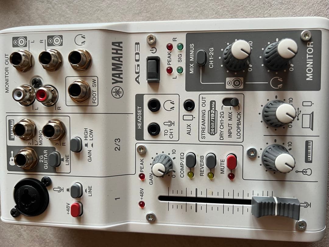 その他 yamaha ag03mk2