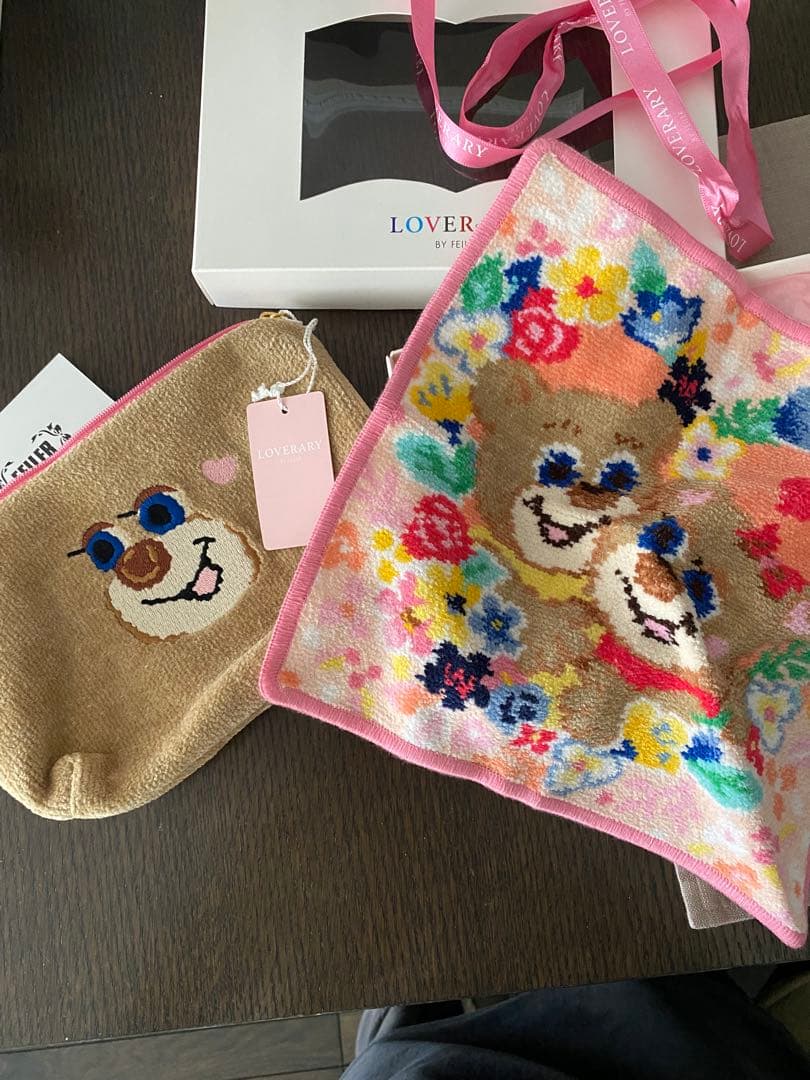 LOVERARY by FEILER クマデザインタオルセット(1066)