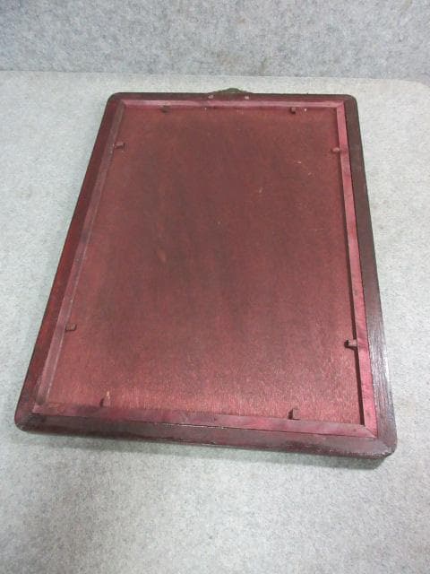 ガラス絵磯ノ海源蔵相撲取り額 [B24634]