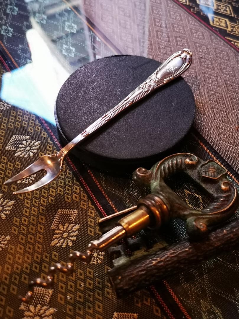 TIFFANY&Co.E.P. PATENT1889＆コルク抜き＆革トレイ