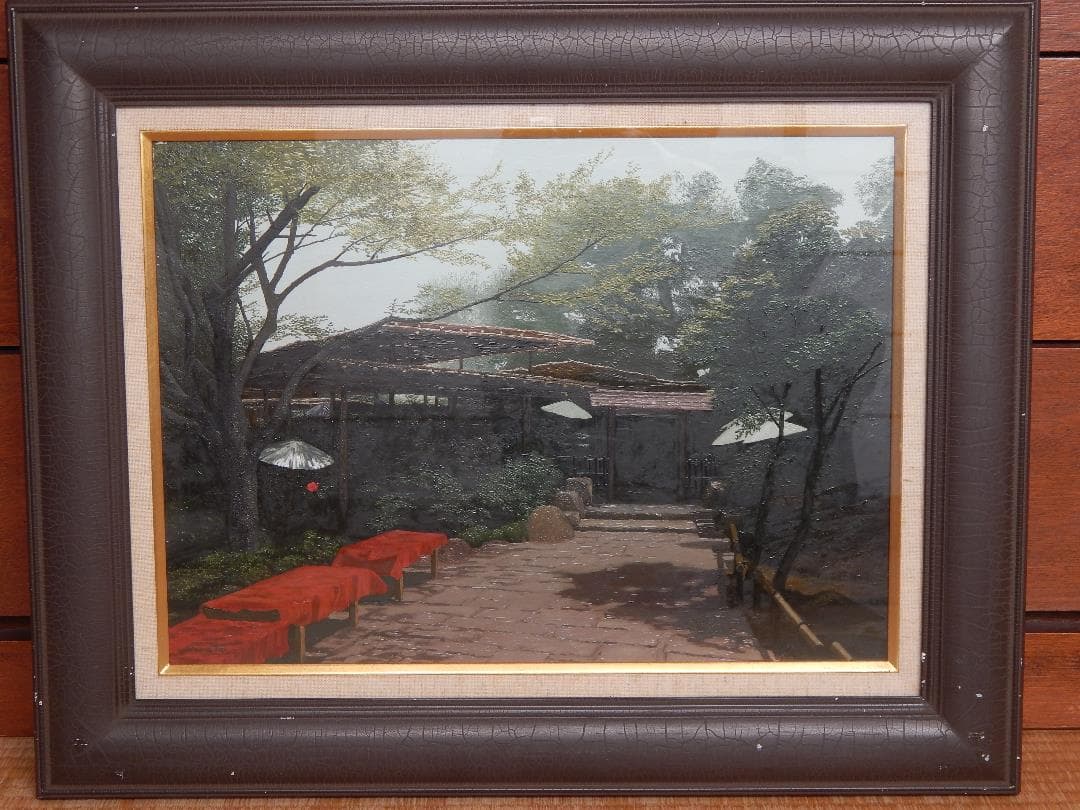 絵画　「緋のひびき」