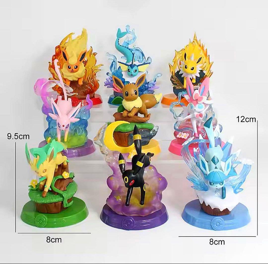 ポケモン フィギュア イーブイ 9体セット