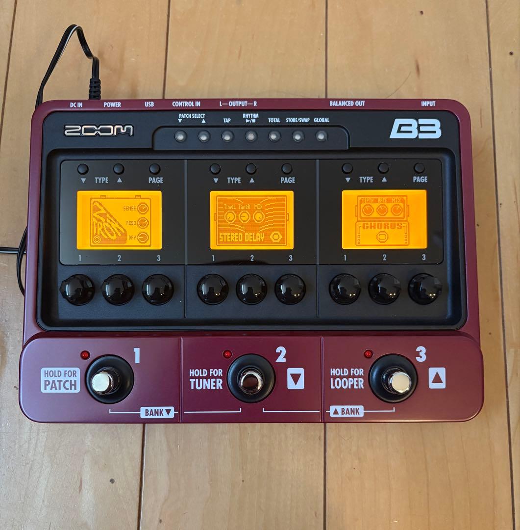 ZOOM B3 ベース マルチエフェクター
