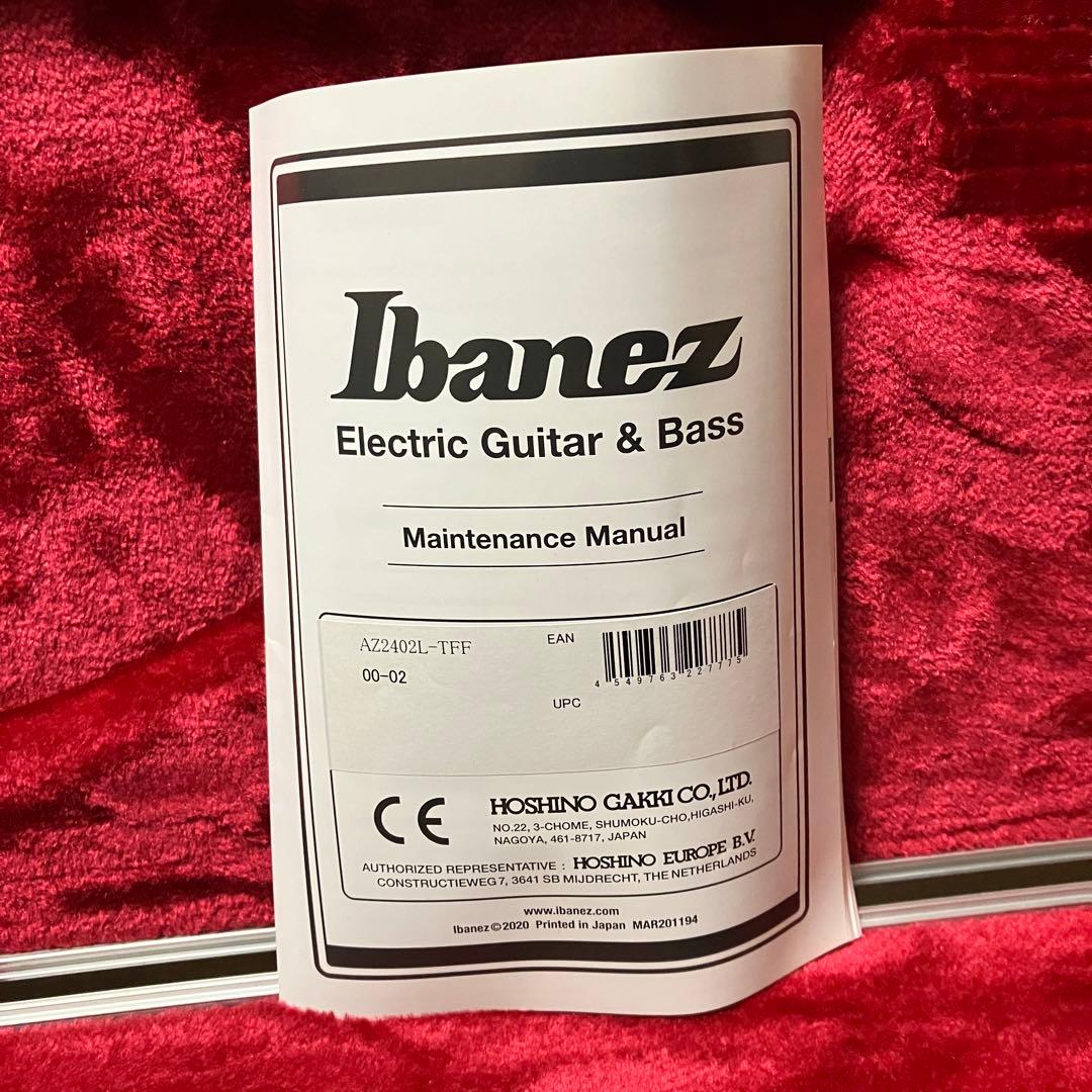 Ibanez Prestige AZ2402L TFF レフティ