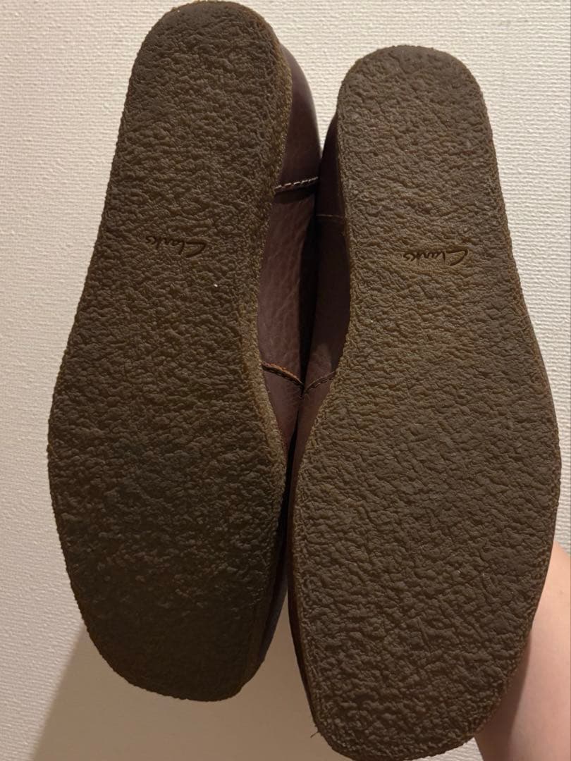 Clarks ブラウン （シボ皮）
