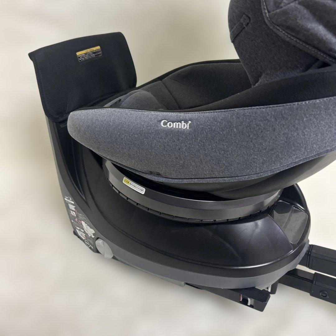 【美品】コンビクルムーヴ ISOFIX JJ-650 チャイルドシート　グレー