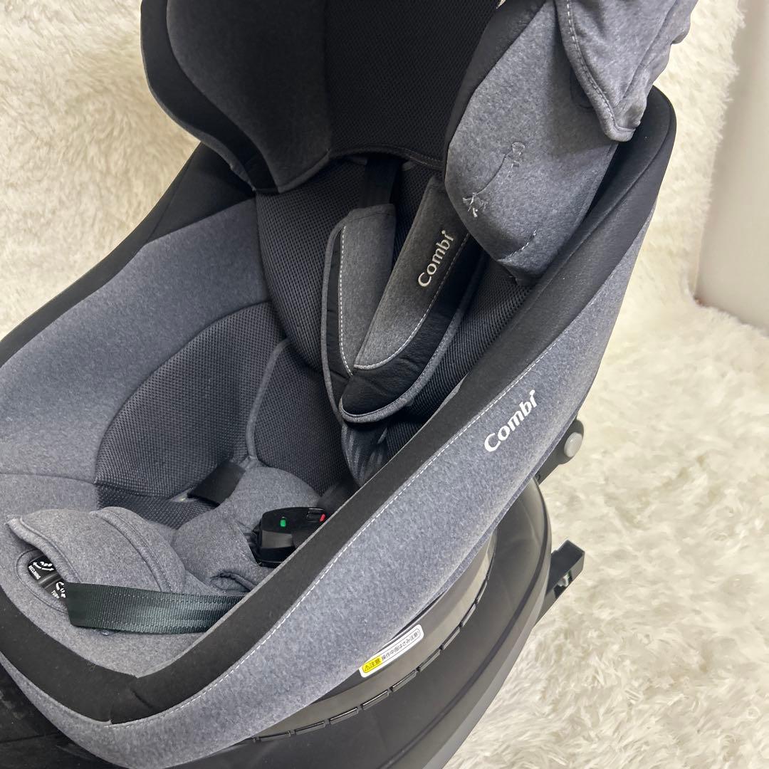 【美品】コンビクルムーヴ ISOFIX JJ-650 チャイルドシート　グレー