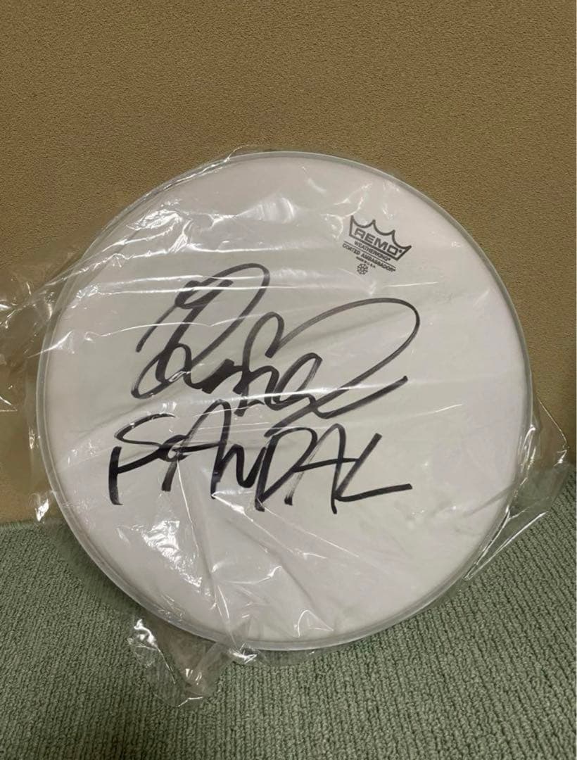 SCANDAL RINA 直筆サイン入りスネアヘッド