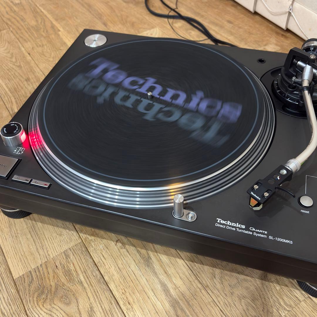 【美品】Technics SL-1200 MK5 ターンテーブル ブラック