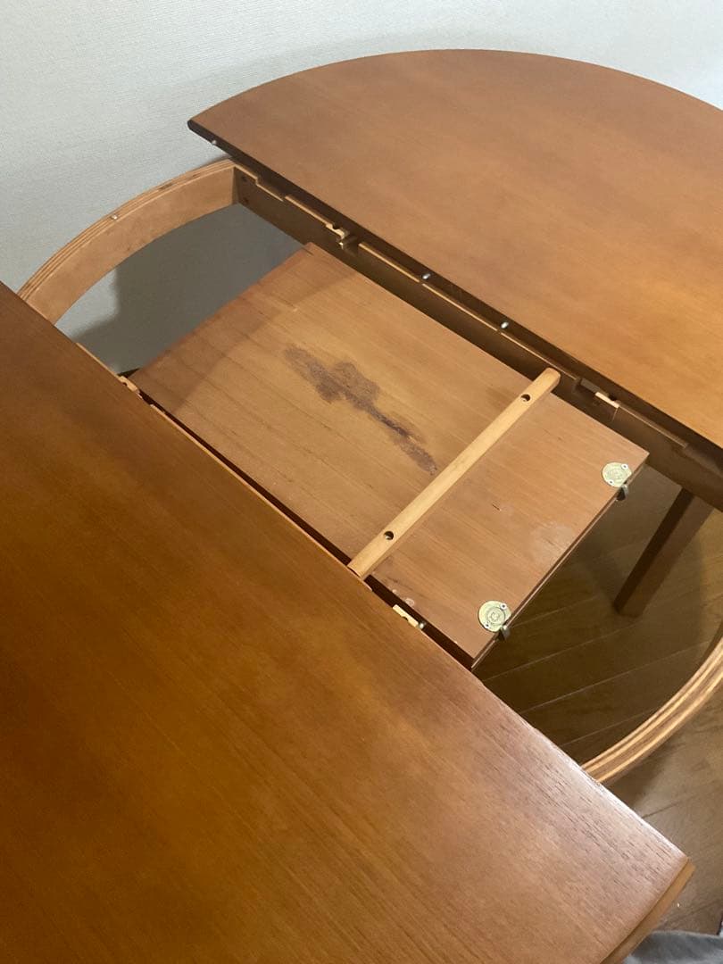 【 F.K 】ラウンド エクステンションダイニングテーブル