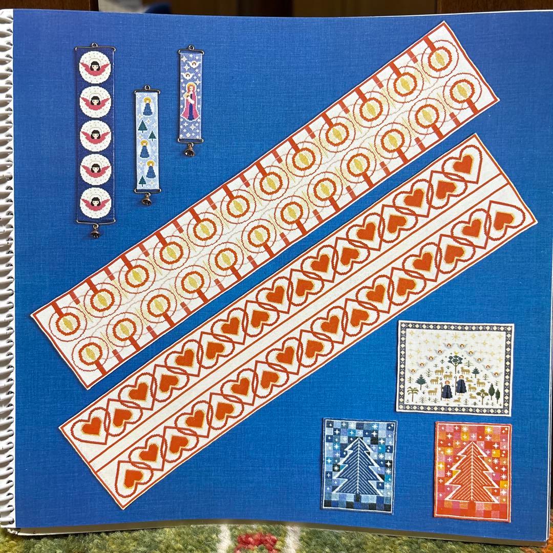 希少　フレメ刺繍　クリスマスクロスステッチ図案集　全79ページ　断捨離