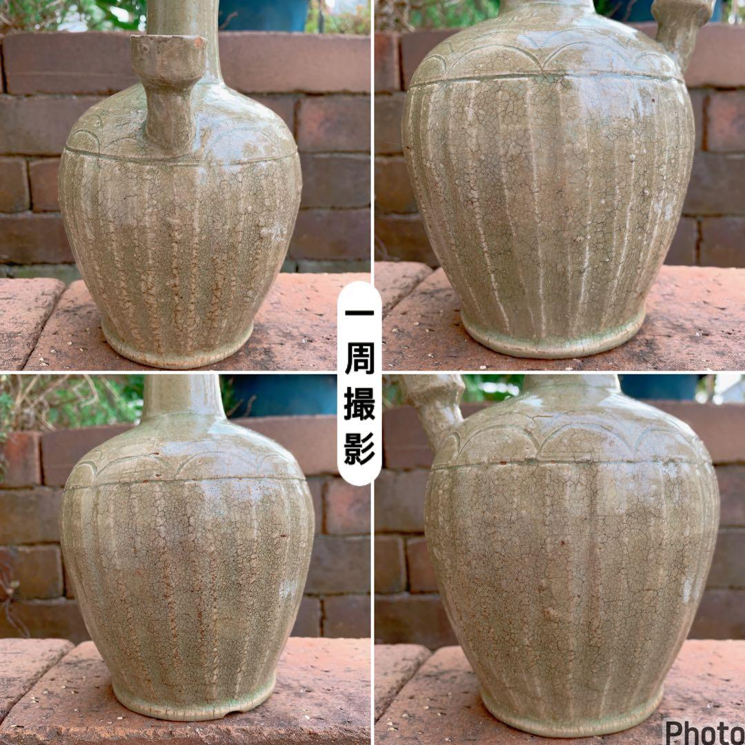 李朝　浄瓶　韓国　朝鮮　骨董品　青磁　高麗　花瓶　水指　水滴　古美術