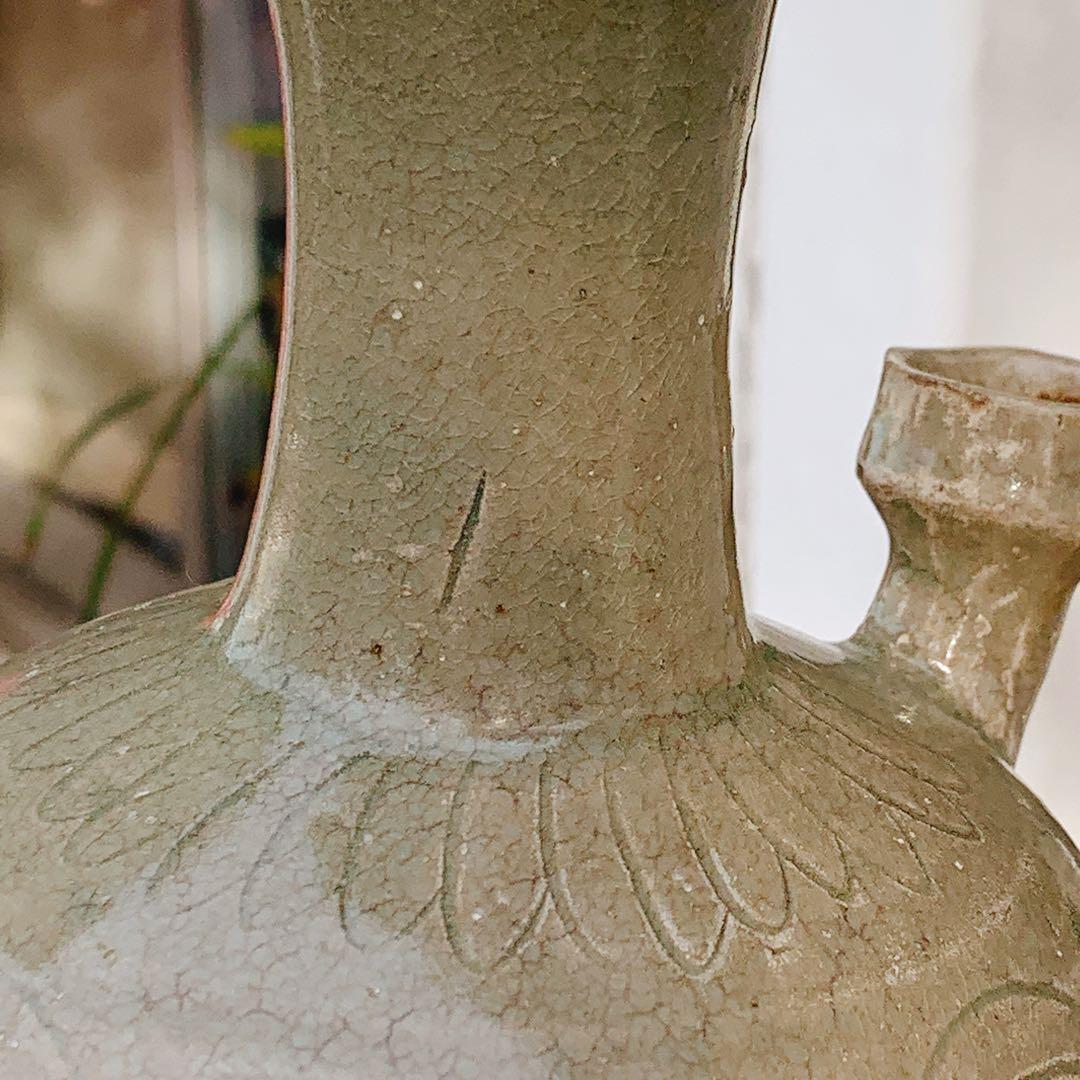 李朝　浄瓶　韓国　朝鮮　骨董品　青磁　高麗　花瓶　水指　水滴　古美術