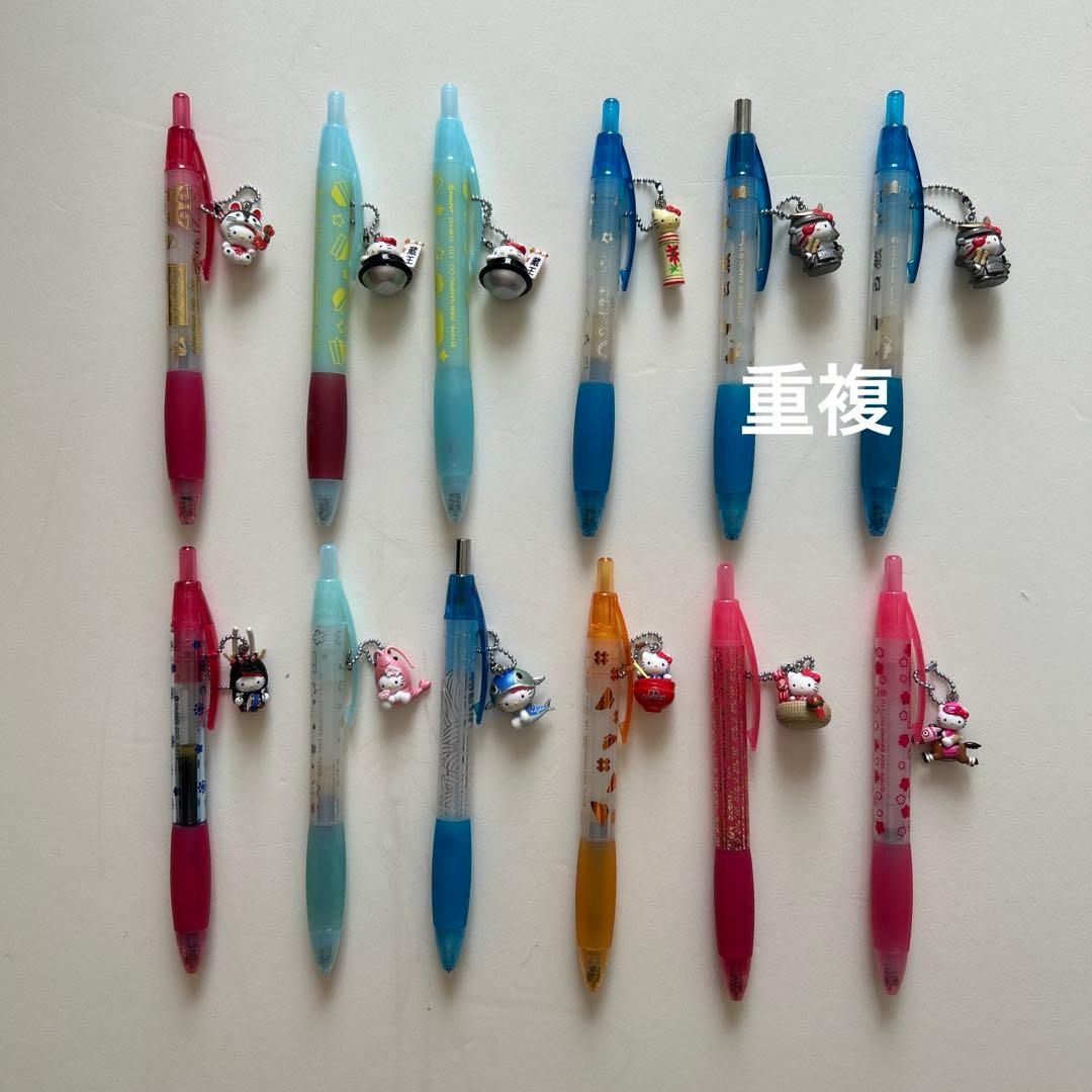 ハローキティ ご当地限定ボールペン99本&シャープ12本セット