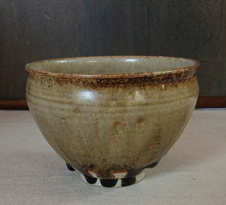 加藤五山作共箱  天目茶碗