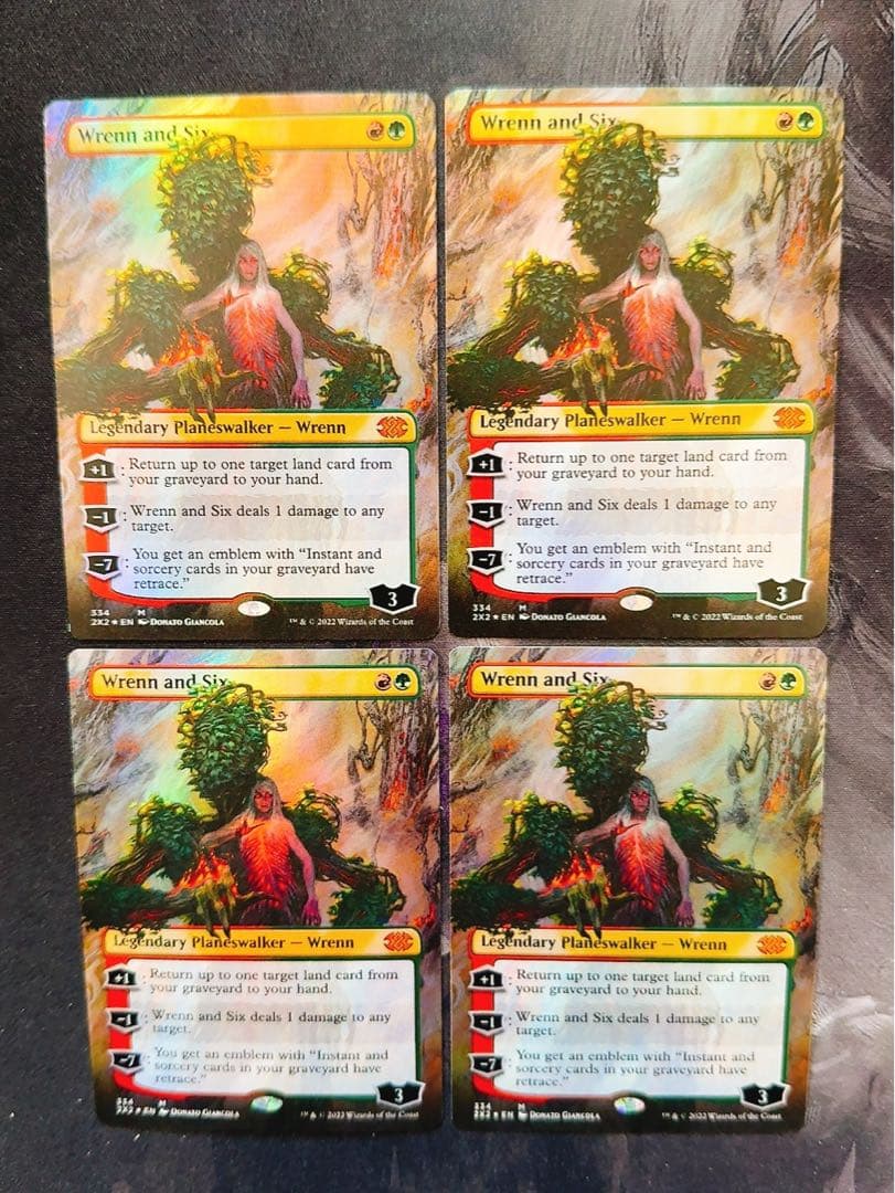 【ショーケースfoil】レンと六番　英語　4枚セット