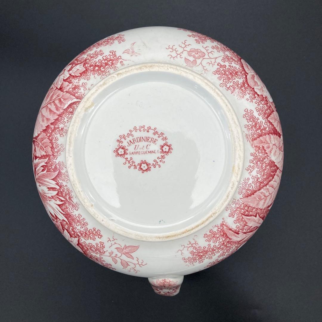 希少 フランスアンティーク ピシェ サルグミンヌ JARDINIÈRE