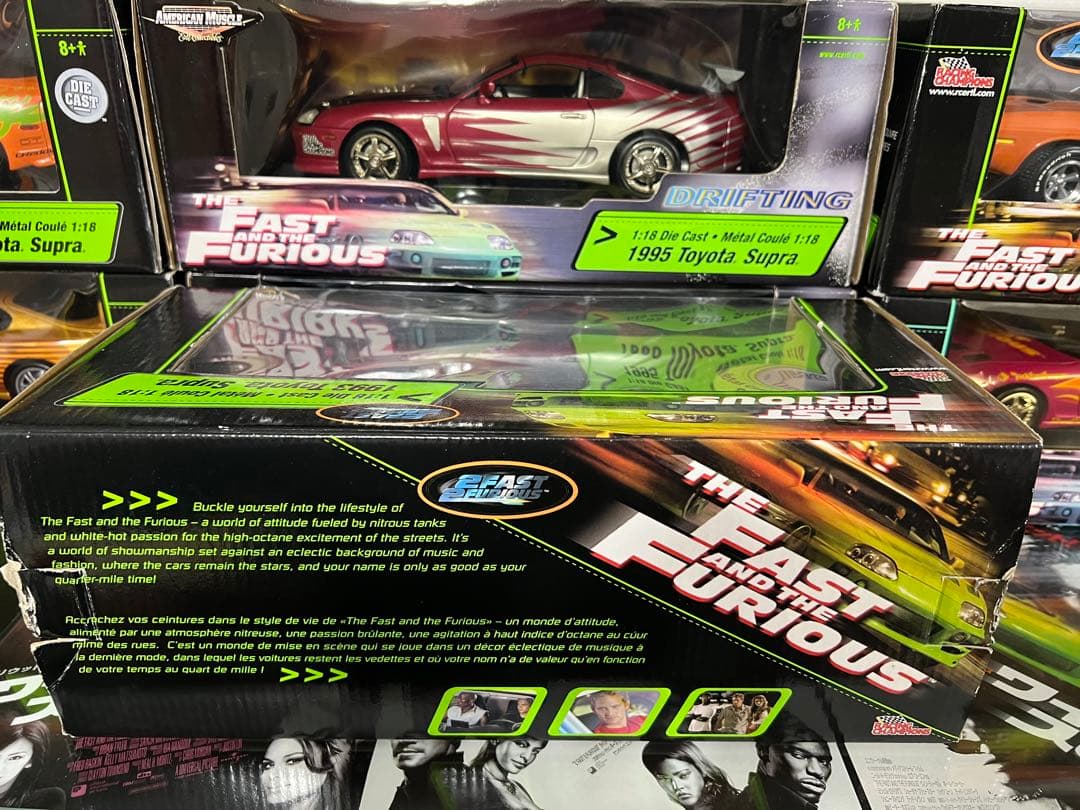 ミニカー FAST&FURIOUS 1993 Toyota Supra 1/18