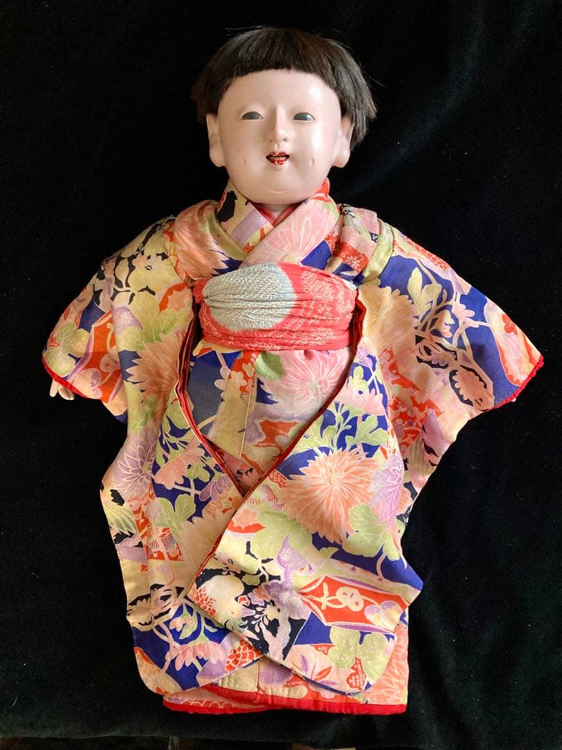 市松人形　抱き人形　明治　丸平　大極上　54㎝　日本人形