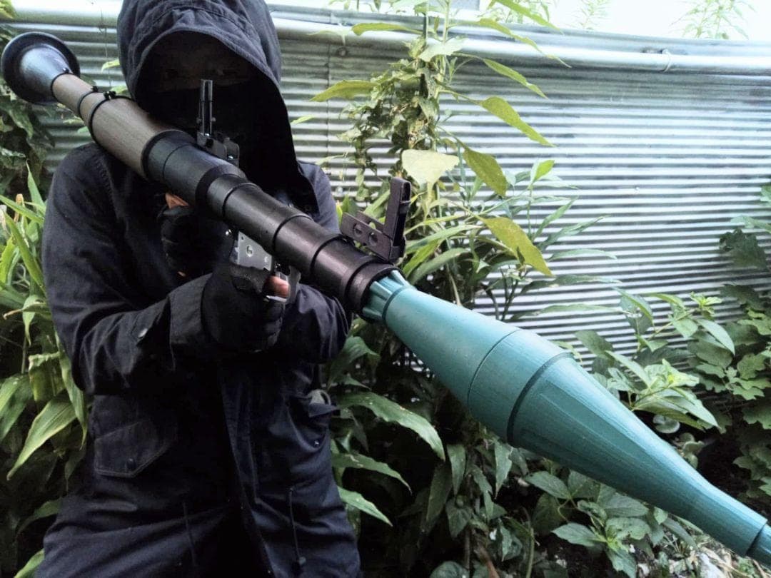 フルスクラッチ RPG-7 ロケットランチャー 3Dプリンター 成形 P