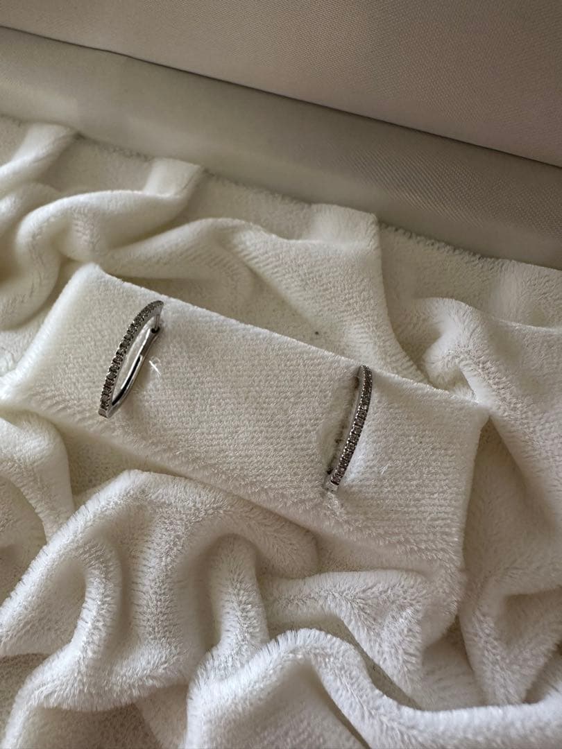 ジュエリーツツミ　k10 ピアス　ダイヤ0.03