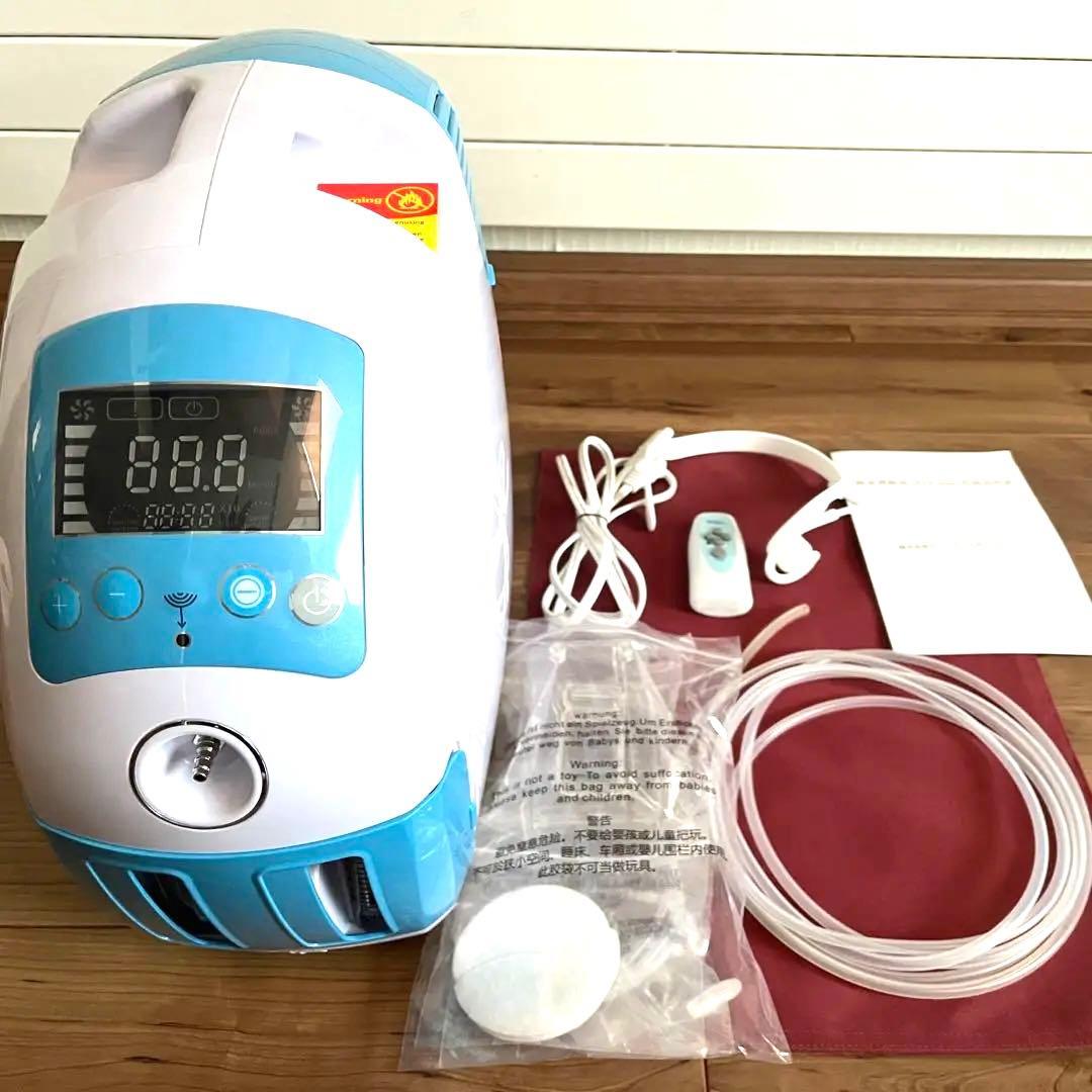 酸素濃縮器　MAF mini と酸素測定器