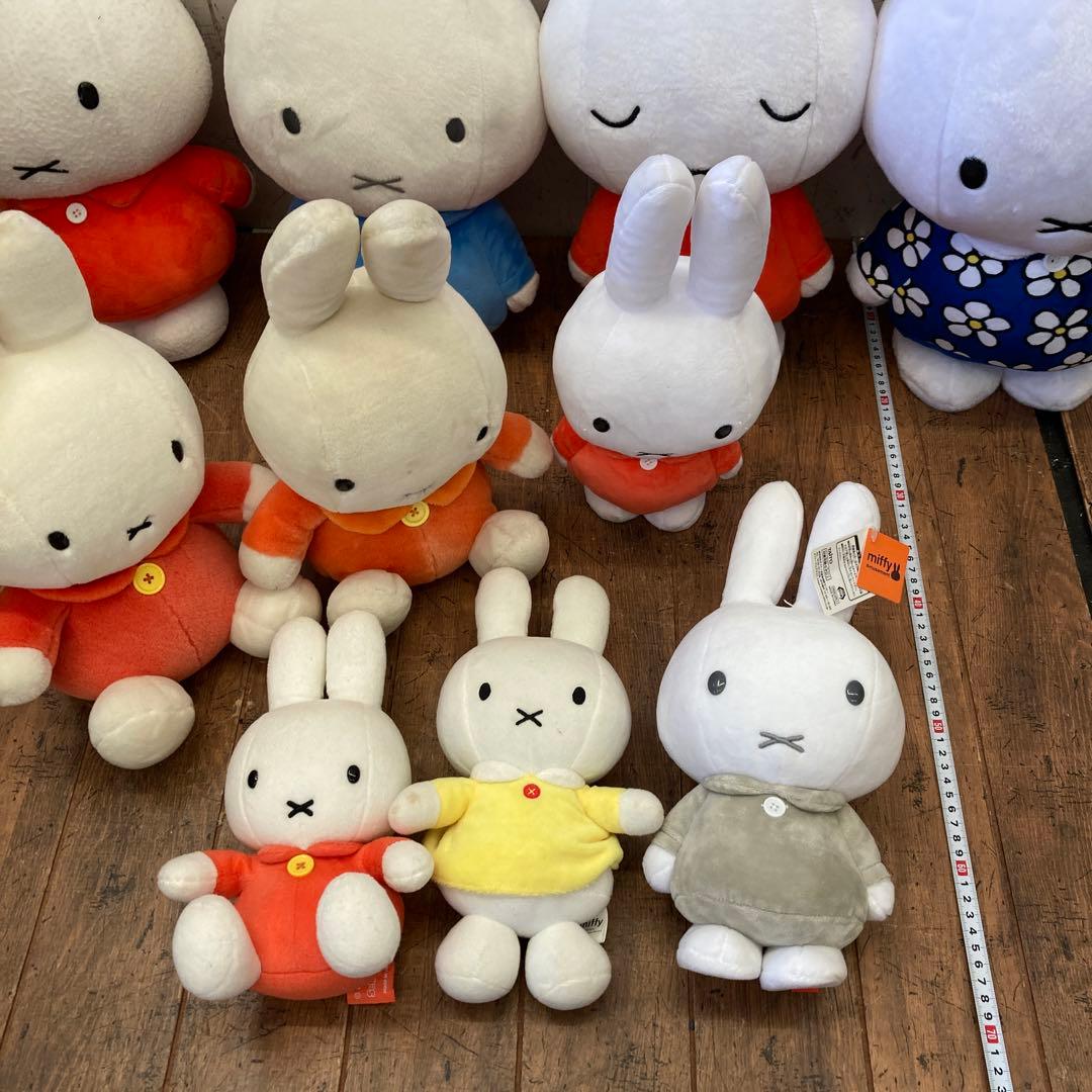 セキグチ レトロ ミッフィー ウサギ ラビット ぬいぐるみ 10体セット 人形