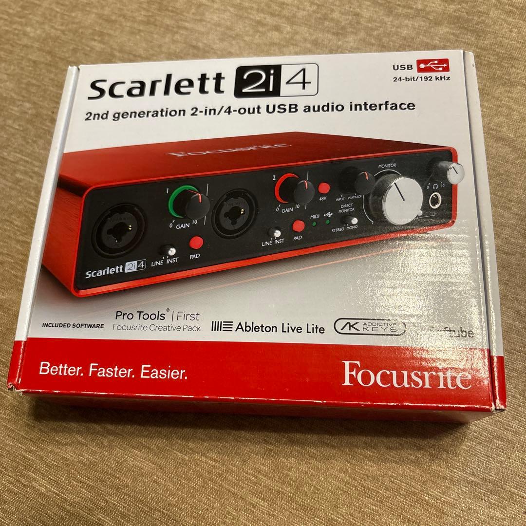Focusrite Scarlett 2i4 USBオーディオインターフェース