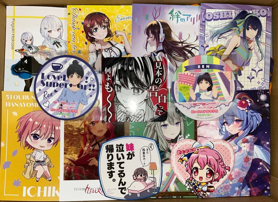 アニメグッズ キャラクターグッズ 紙雑貨 紙類 1500点以上 大量 まとめ売り