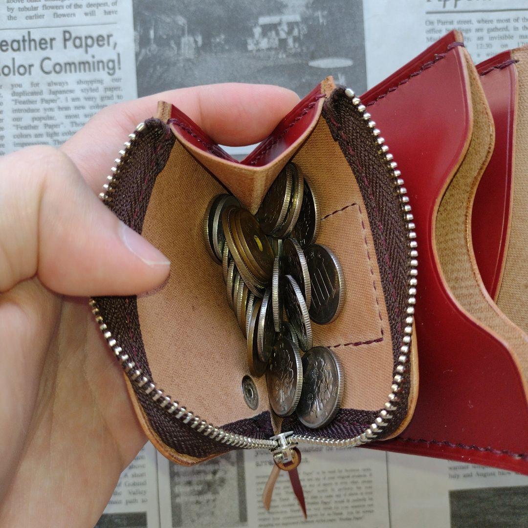 やや訳あり　総コードバン　ショートトラッカー　ウォレット