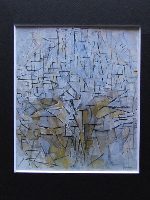 ピート・モンドリアン、『コンポジション　第3番（樹） 』、希少な画集より