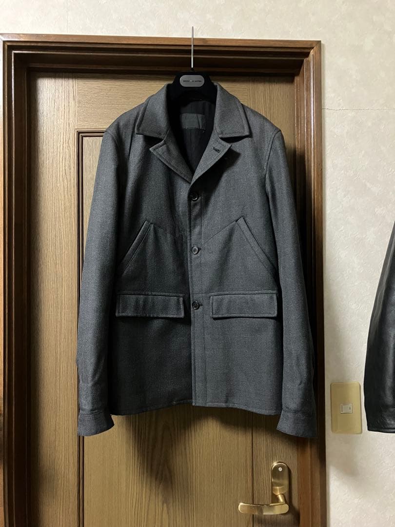 00s prada ウールジャケット　ハンティングベース