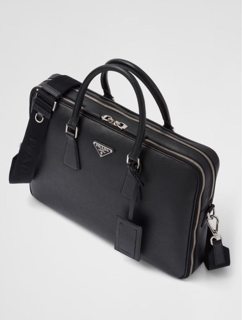 本日限定　未使用近い ビジネスバッグ　サフィアーノ　プラダ　保証書