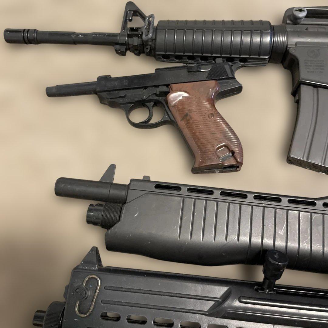 モデルガン　エアガン 5本セット ブラック