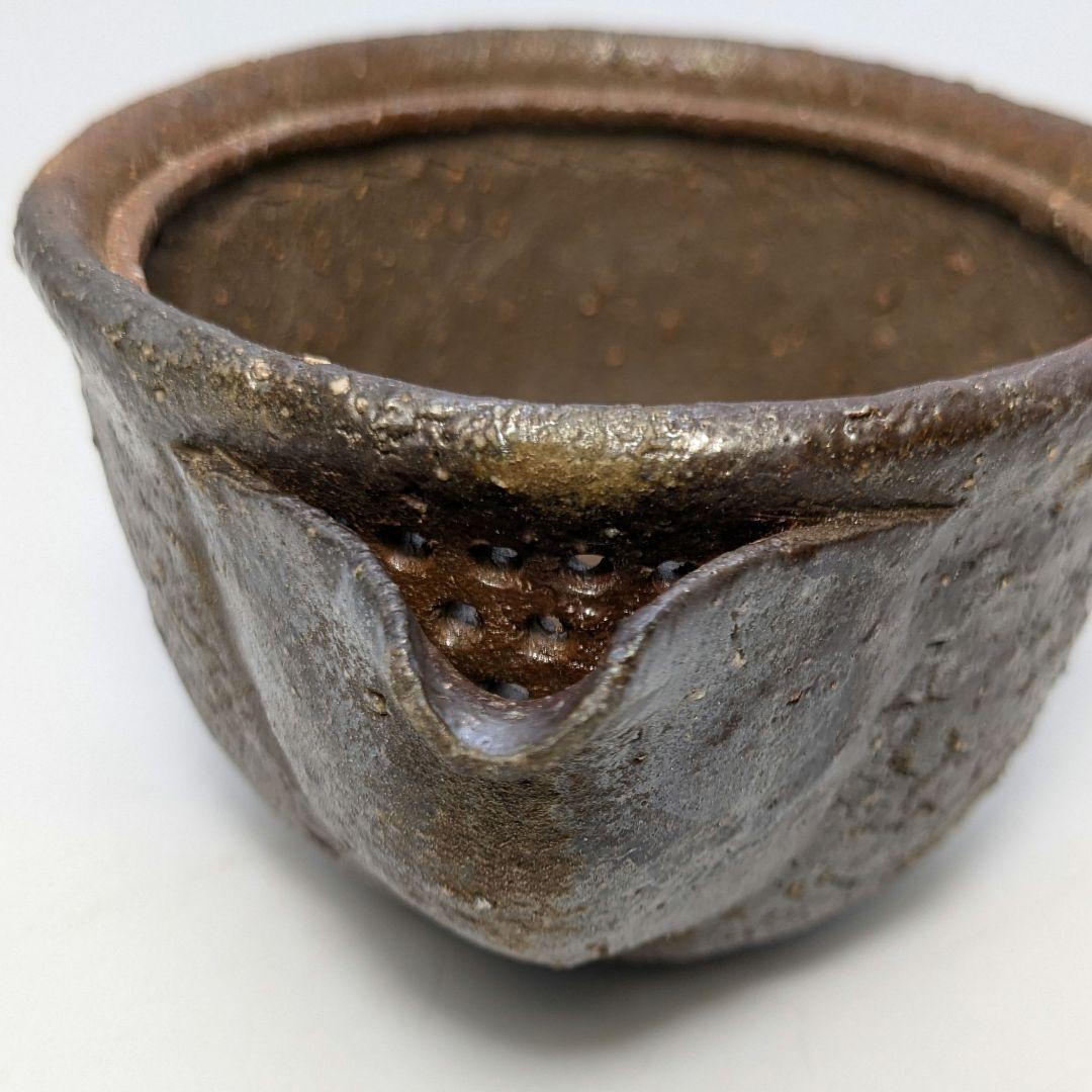 森風来 備前焼 手造り宝瓶 用心箱合布 霊芝摘み 煎茶道具 煎茶器 食器 在銘